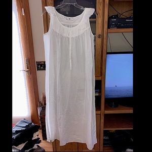 Eileen West Simple White Nightgown